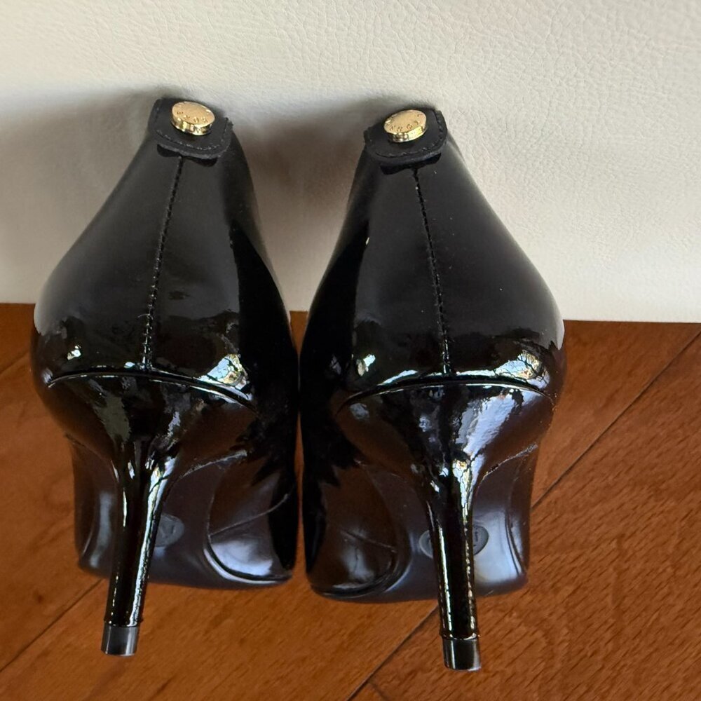 Michael Kors MK Flex Kitten Pump Black Patent BRAND NEW - Picture 5 of 8